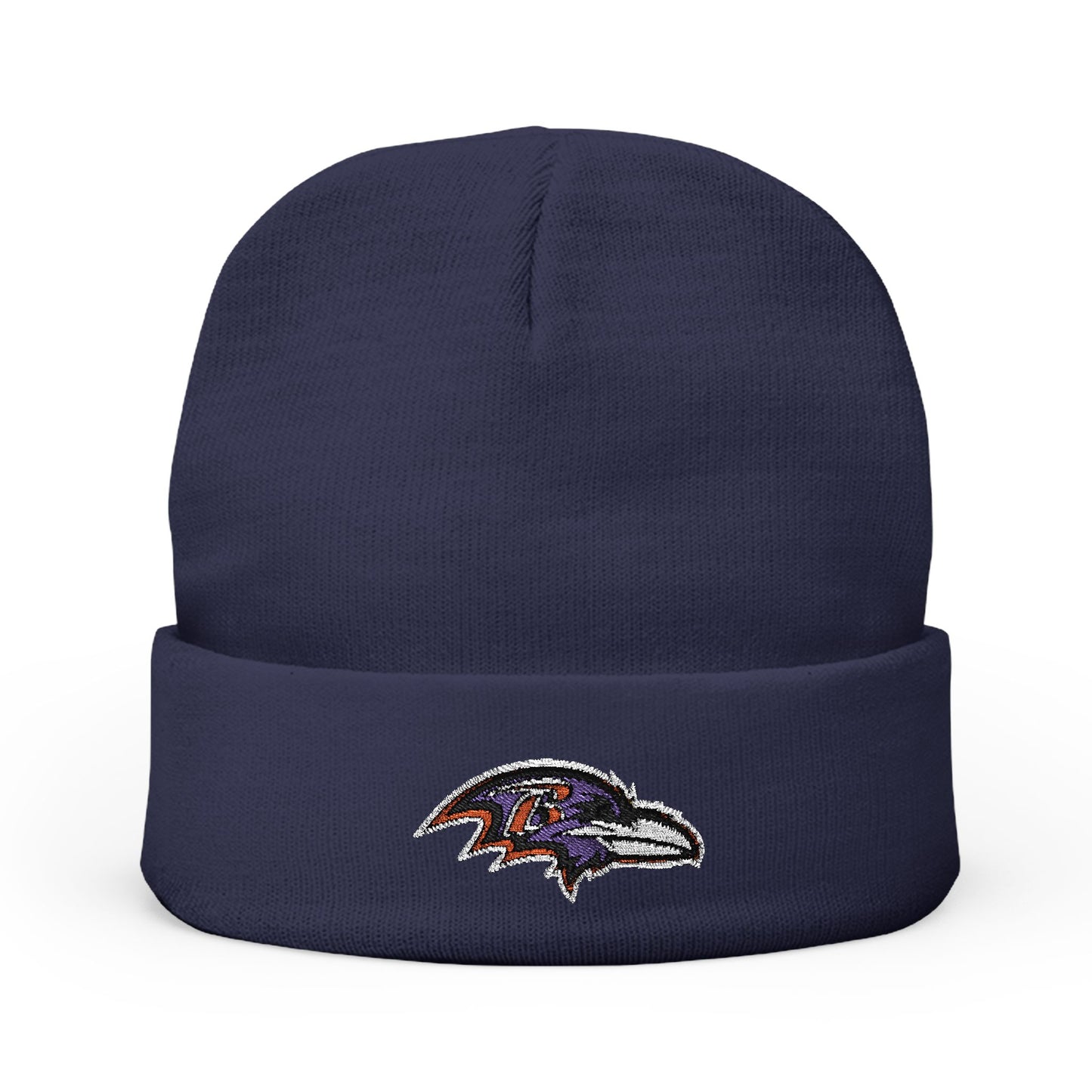 Embroidered Baltimore Ravens Knit Beanie