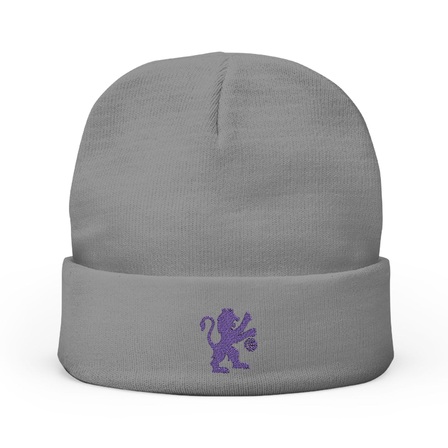 Embroidered Sacramento Kings Lion Knit Beanie