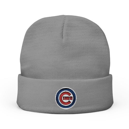 Embroidered Chicago Cubs Knit Beanie