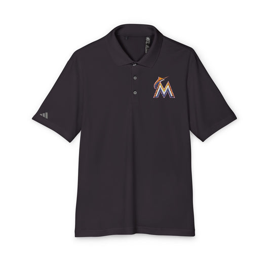 Miami Marlins Adidas Performance Polo