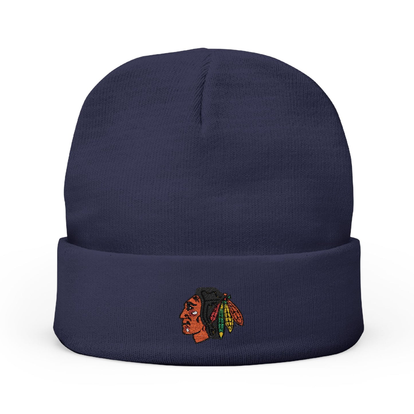 Embroidered Chicago Blackhawks Knit Beanie