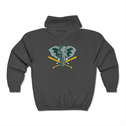 Oakland Athletics Elephant Head Zip-Up Hoodie