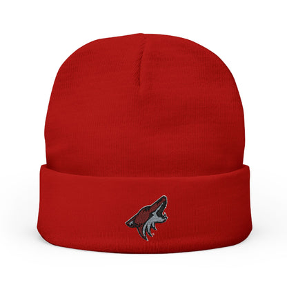 Embroidered Arizona Coyotes Knit Beanie