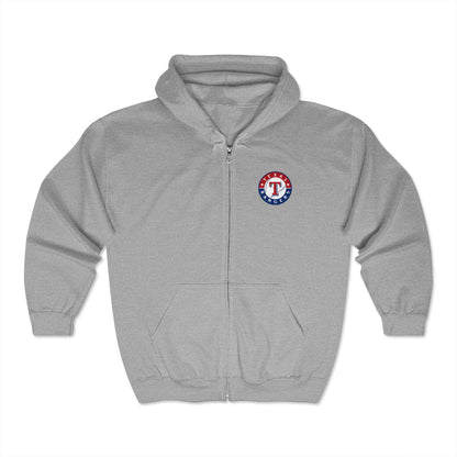 Texas Rangers Zip-Up Hoodie