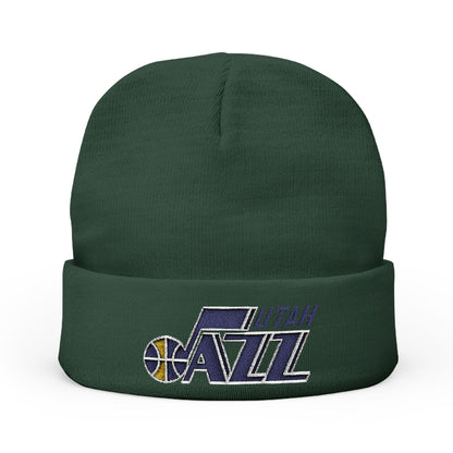 Embroidered Utah Jazz Knit Beanie