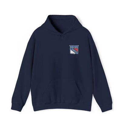 New York Rangers Embroidered Hoodie