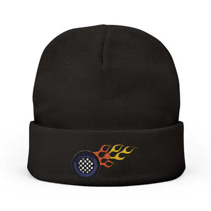 Embroidered Hot Wheels Knit Beanie