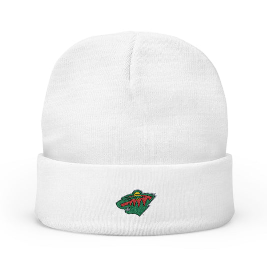 Embroidered Minnesota Wild Knit Beanie