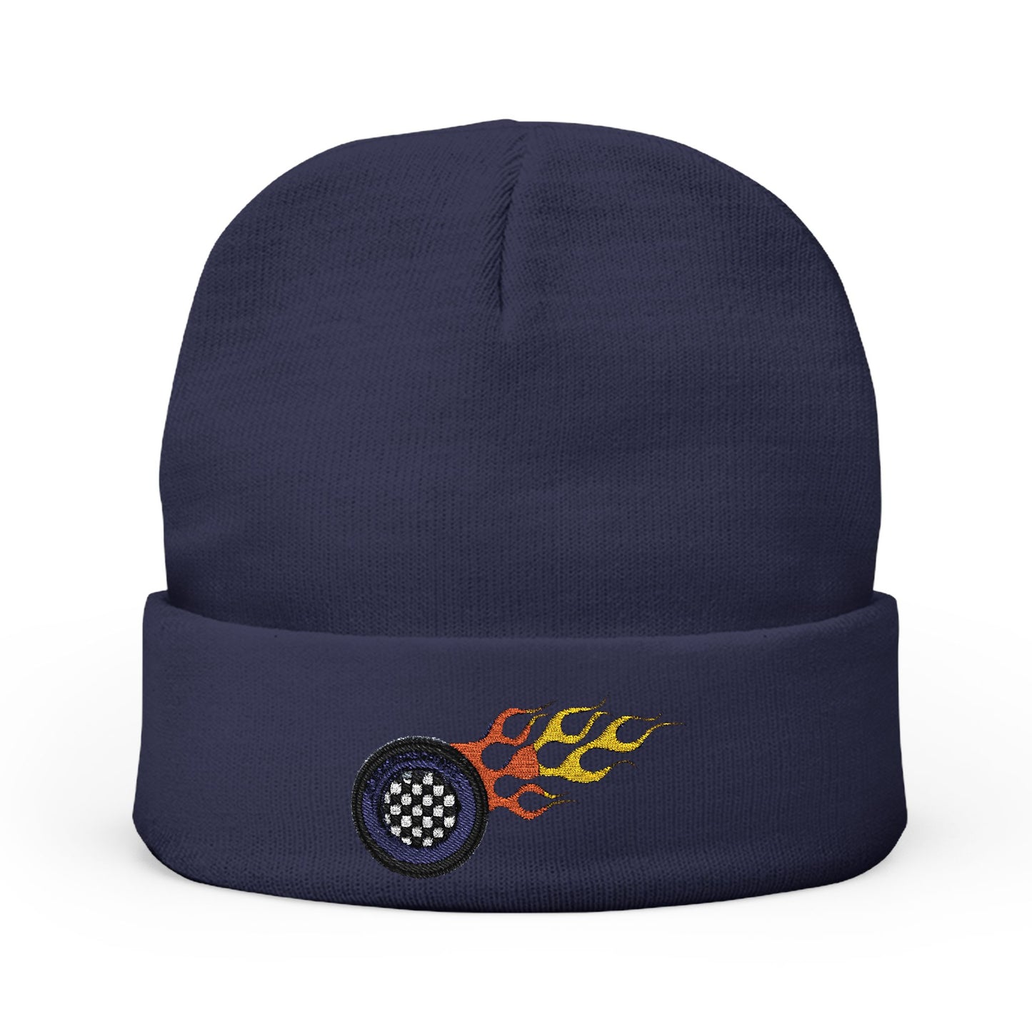 Embroidered Hot Wheels Knit Beanie