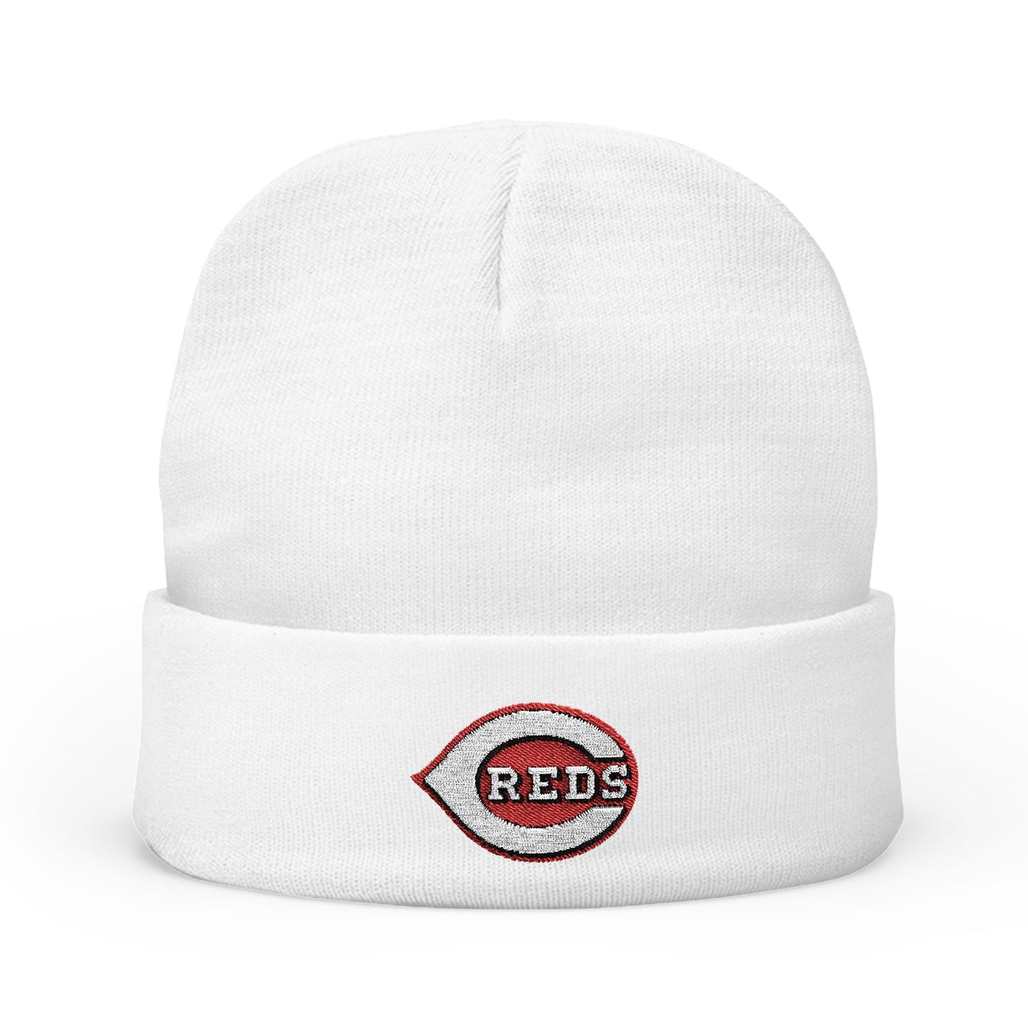 Embroidered Cincinnati Reds Knit Beanie