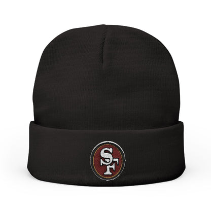 Embroidered San Francisco 49ers Knit Beanie