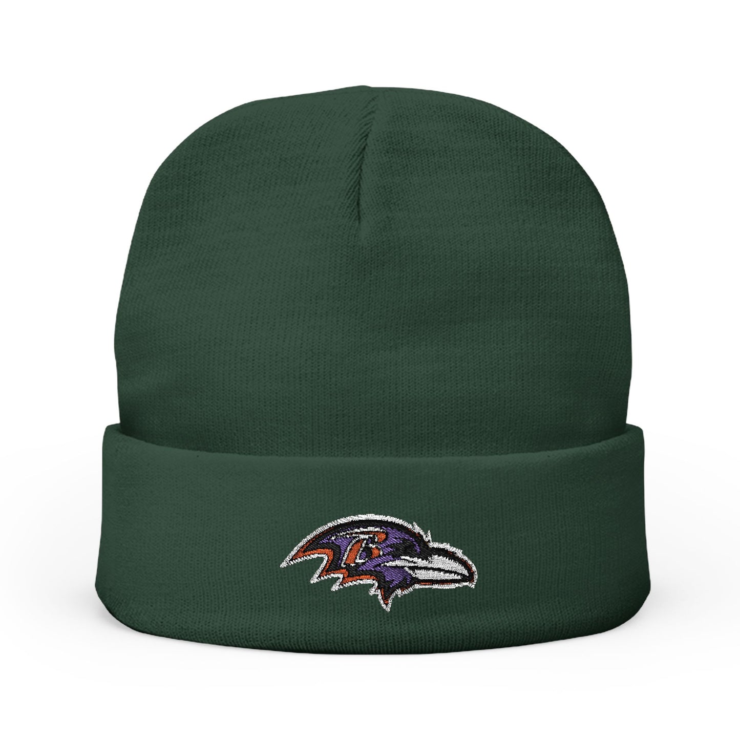 Embroidered Baltimore Ravens Knit Beanie