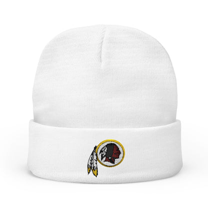 Embroidered Washington Commanders Knit Beanie