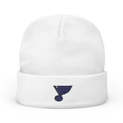 Embroidered St Louis Blues Knit Beanie