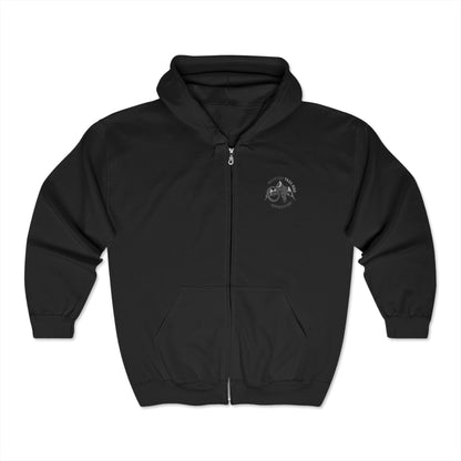 Mountain Bike Racing Zip-Up Hoodie