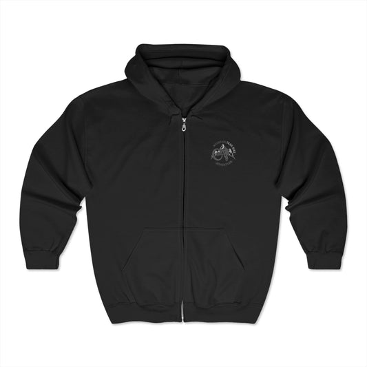 Mountain Bike Racing Zip-Up Hoodie