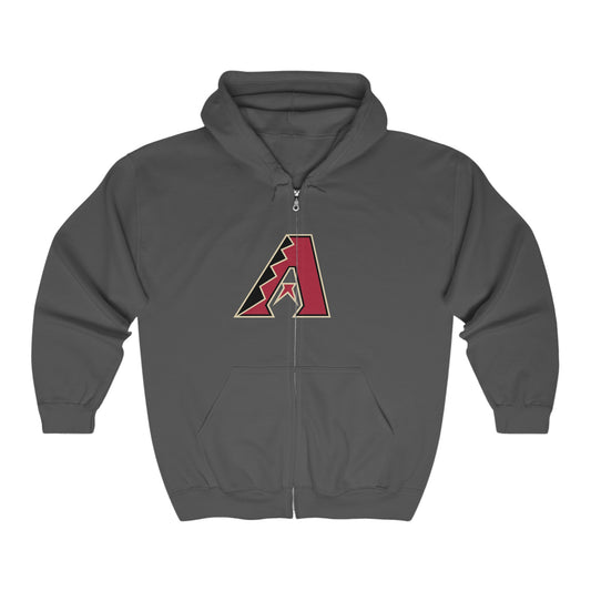 Arizona Diamond Backs Zip-Up Hoodie