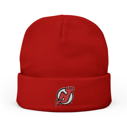 Embroidered New Jersey Devils Knit Beanie