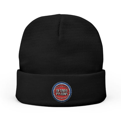 Embroidered Detroit Pistons Knit Beanie