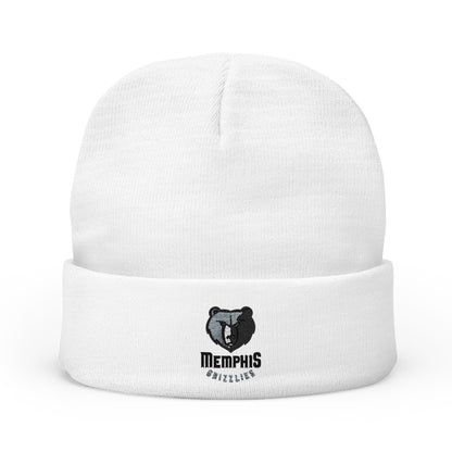 Embroidered Memphis Grizzlies Knit Beanie