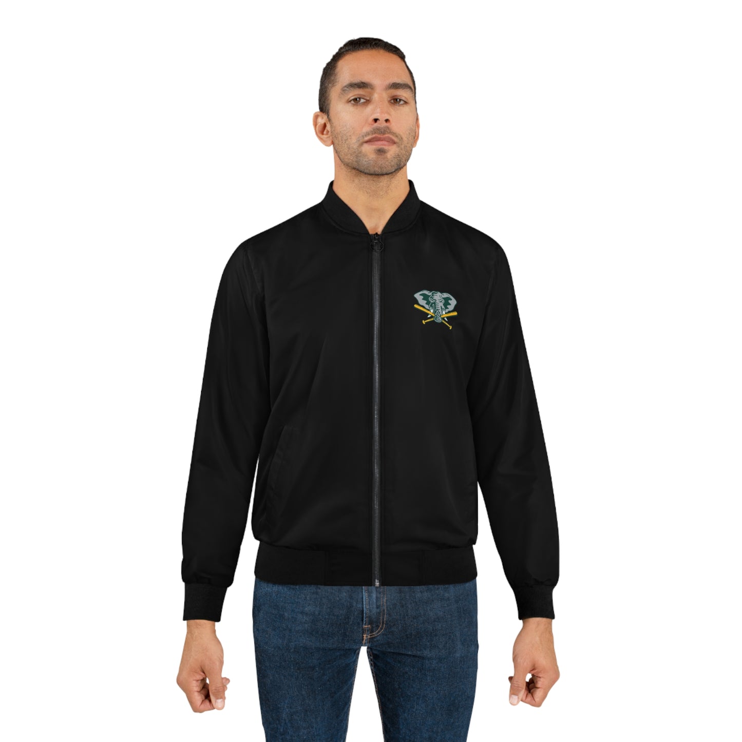 Oakland Athletics Elephant Head Men's Bomber Jacket