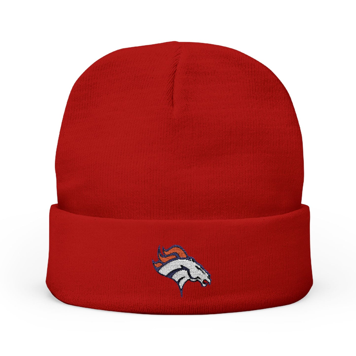 Embroidered Denver Broncos Knit Beanie