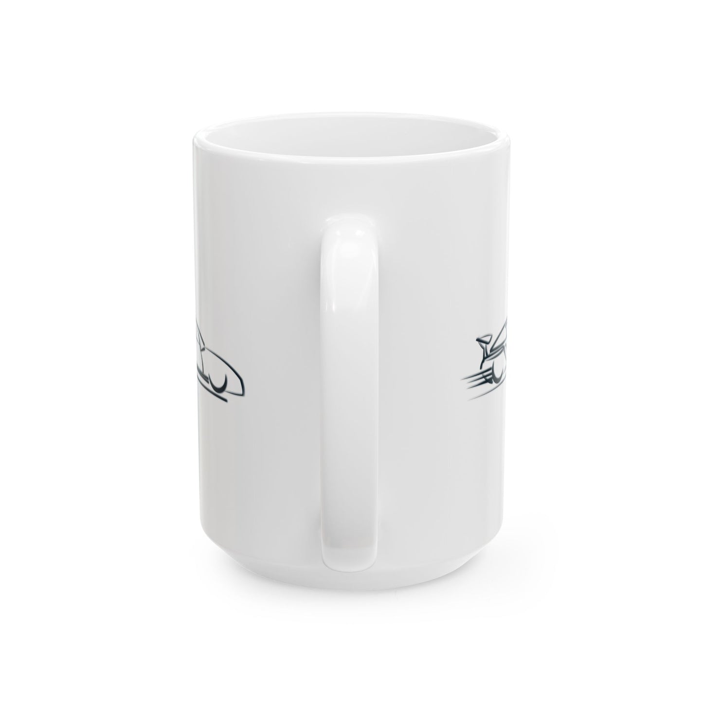 Race Car Ceramic Mug