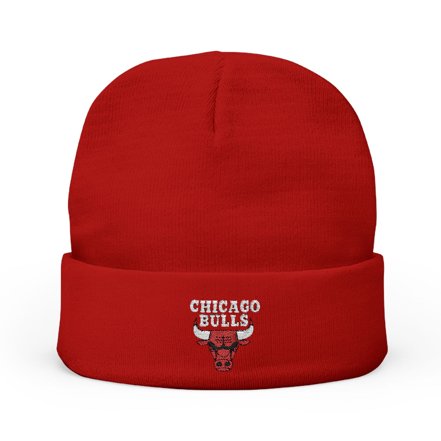 Embroidered Chicago Bulls Knit Beanie