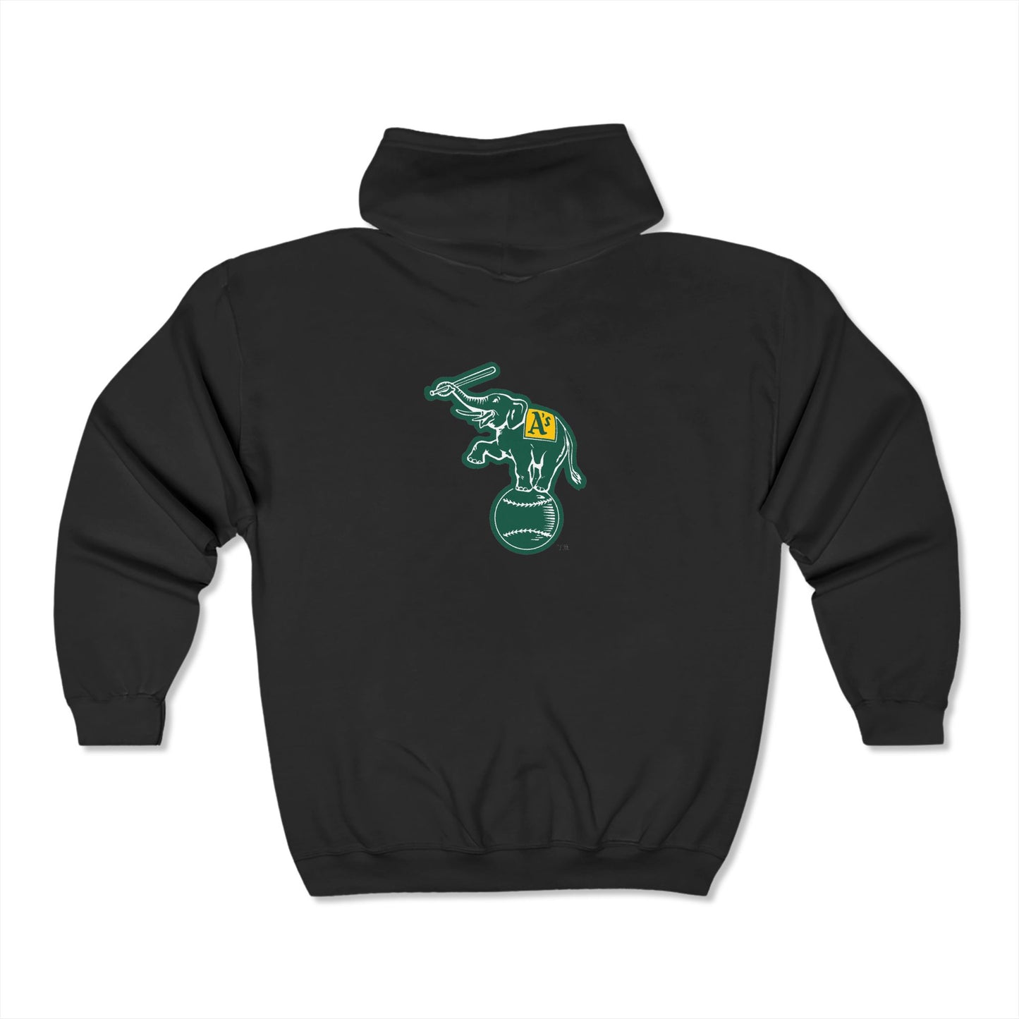 Oakland Athletics Elephant Zip-Up Hoodie