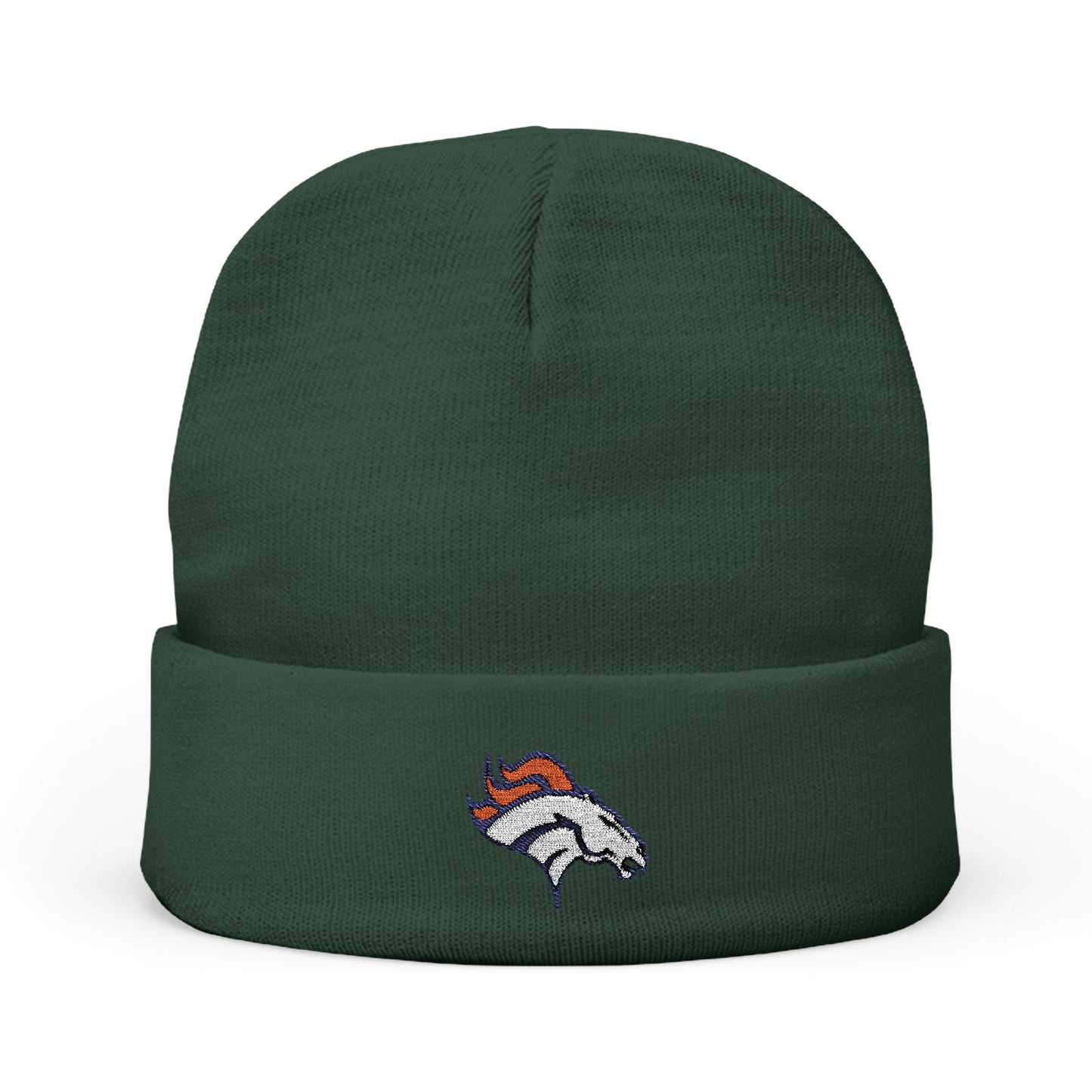 Embroidered Denver Broncos Knit Beanie