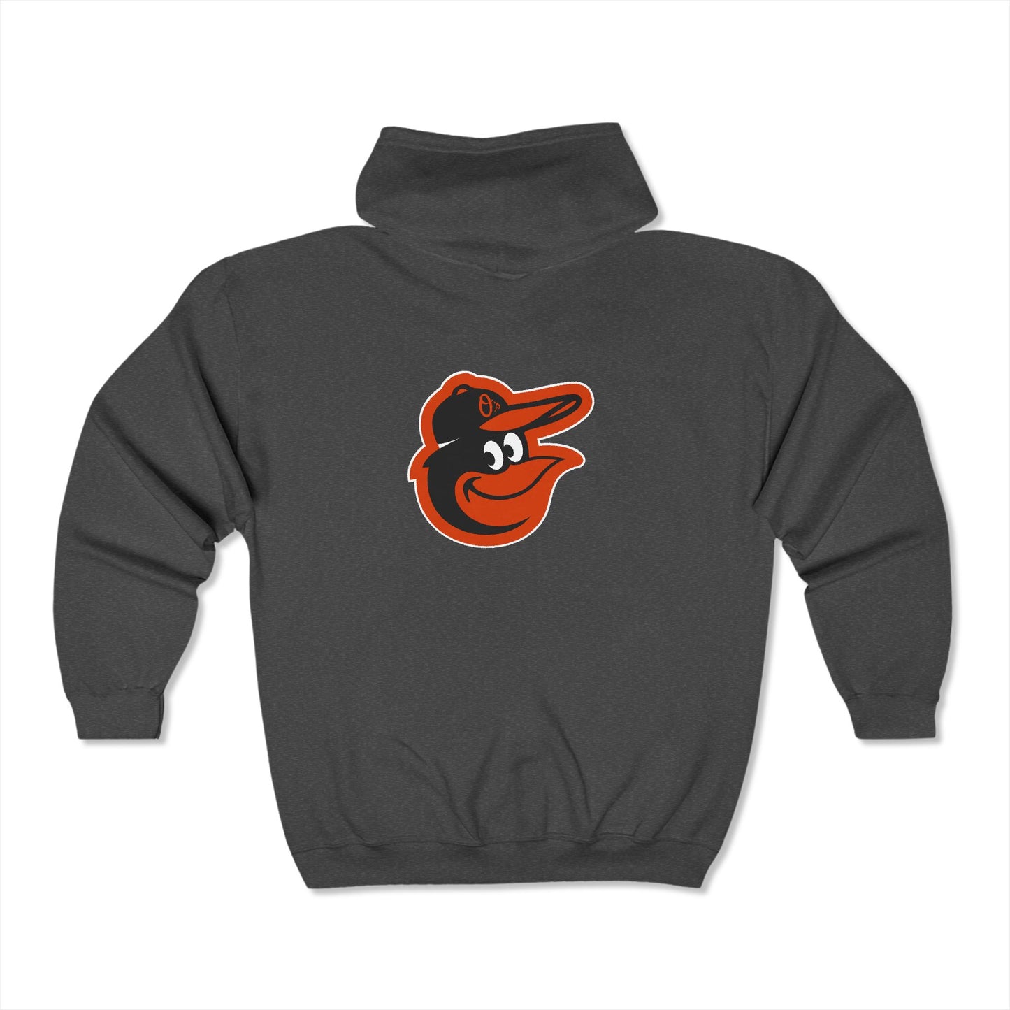 Baltimore Orioles Bird Zip-Up Hoodie