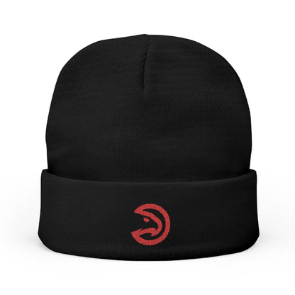 Embroidered Atlanta Hawks Pacman Knit Beanie