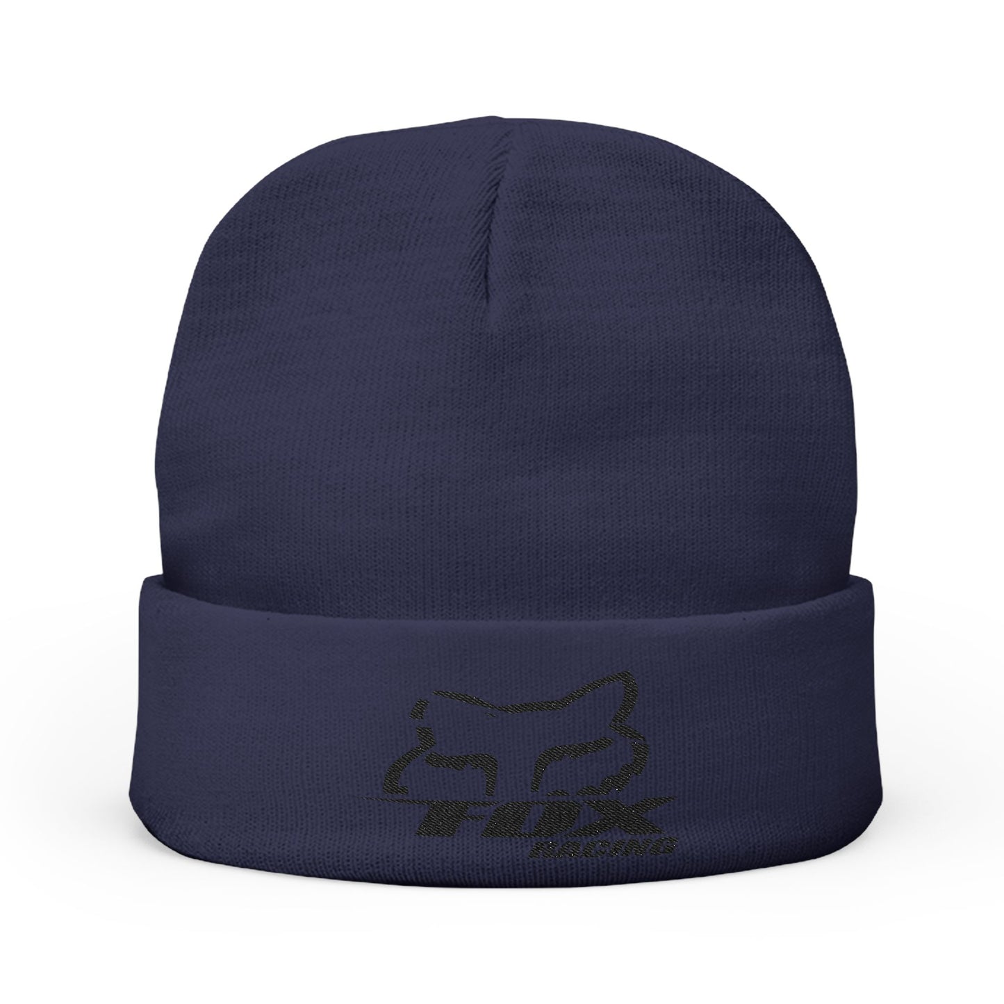 Embroidered Fox Racing Logo Knit Beanie