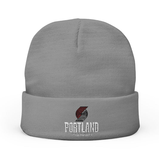 Embroidered Portland Trail Blazers Knit Beanie