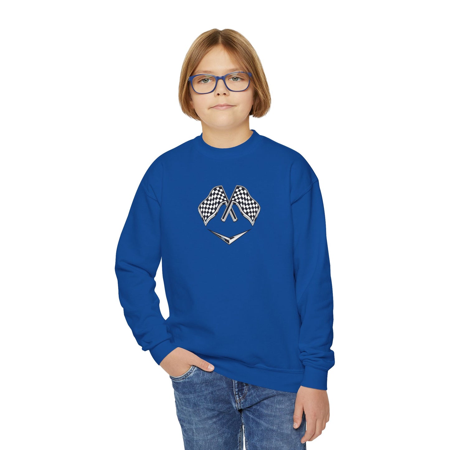 Racing Flags F1 Racing Banner Youth Sweatshirt