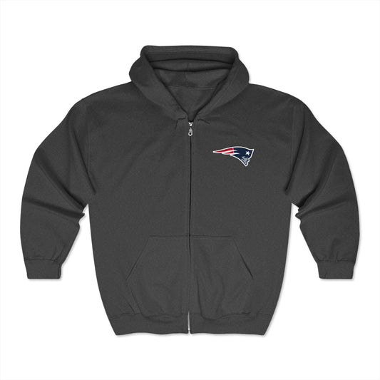 New England Patriots Zip-Up Hoodie