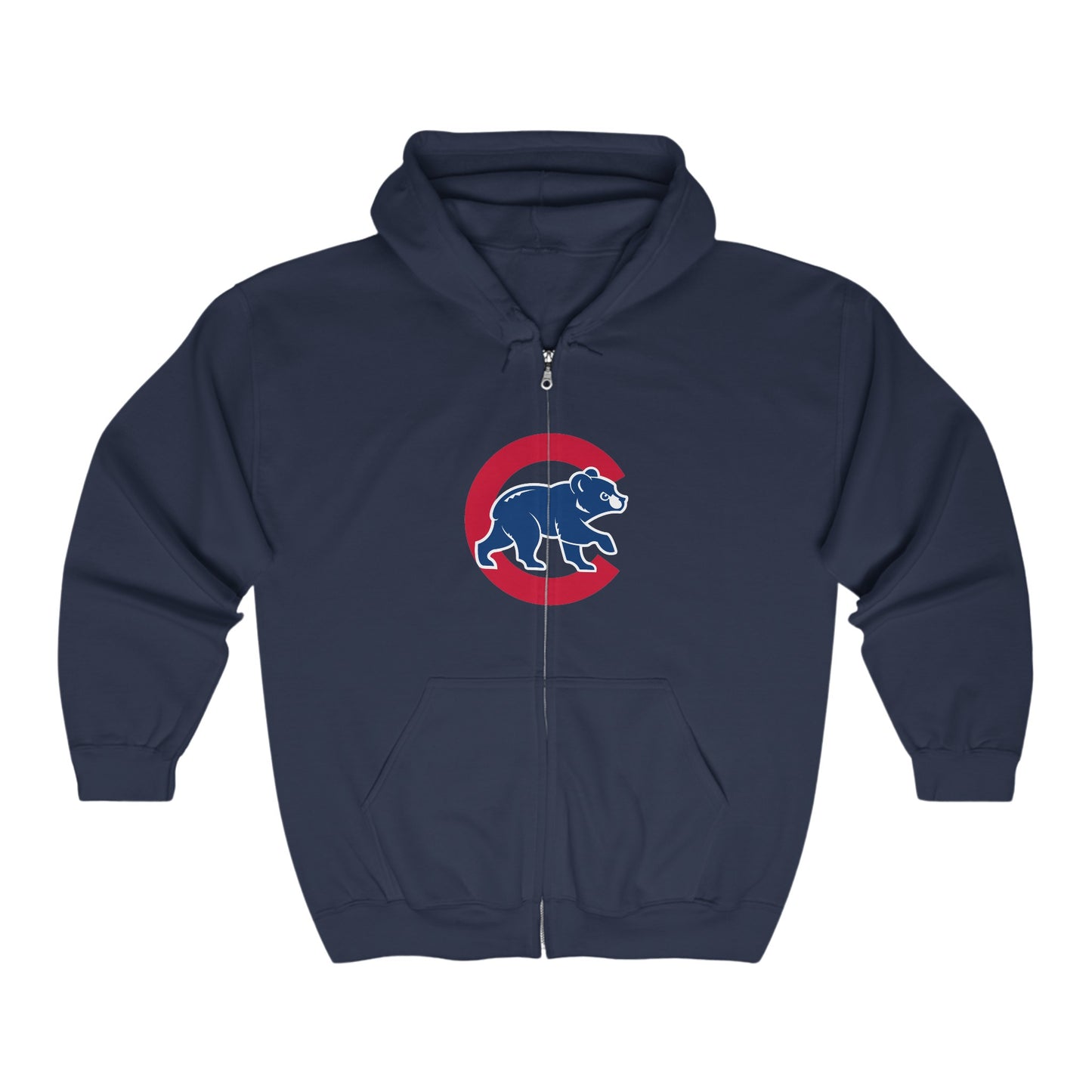 Chicago Cubs Bear Zip-Up Hoodie