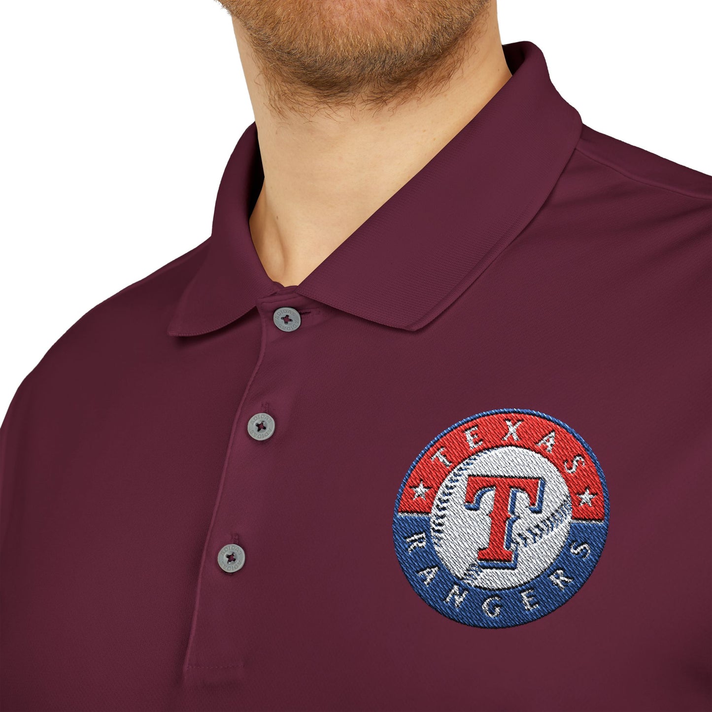 Texas Rangers Adidas Performance Polo