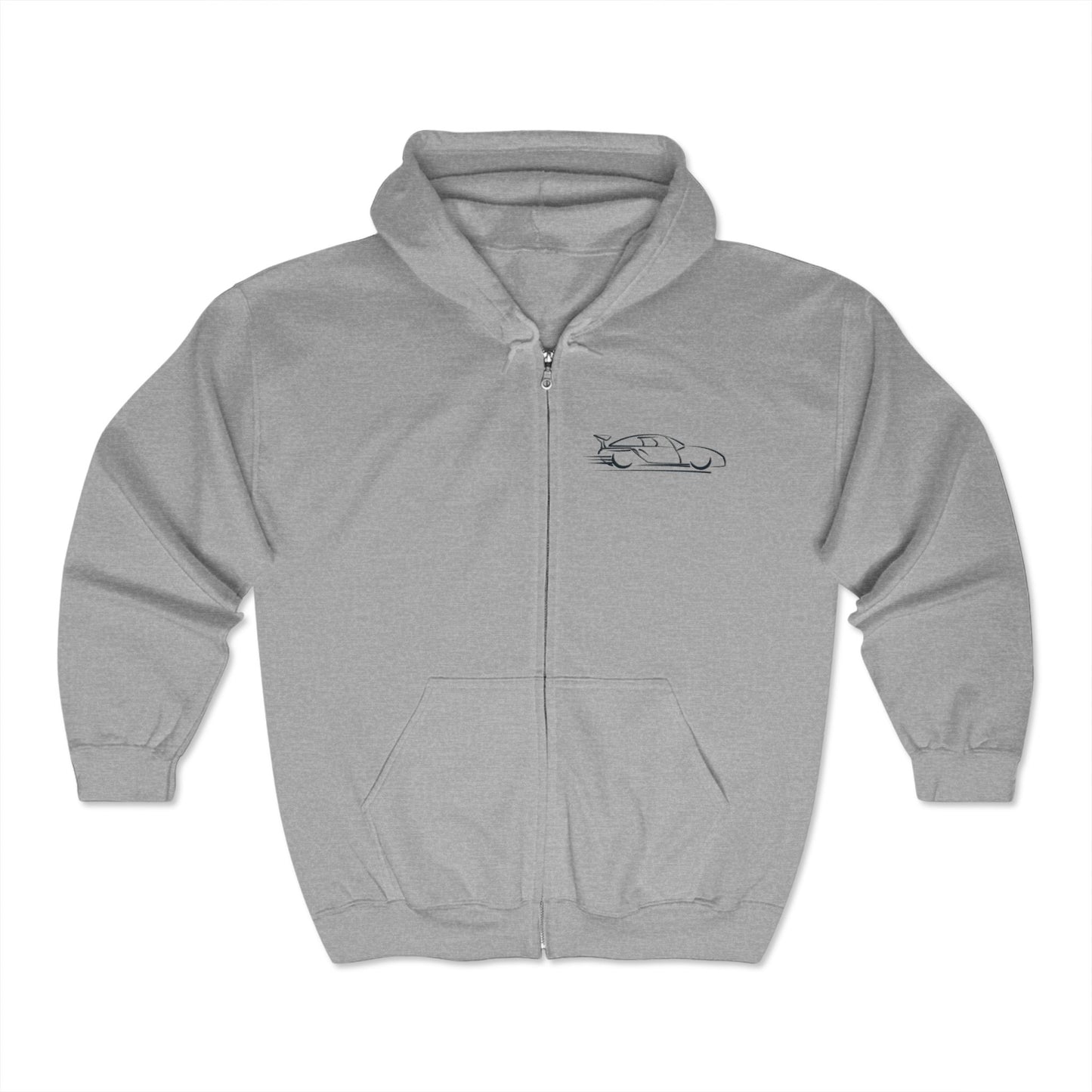 Race Car Zip-Up Hoodie