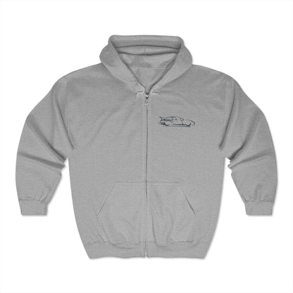 Race Car Zip-Up Hoodie