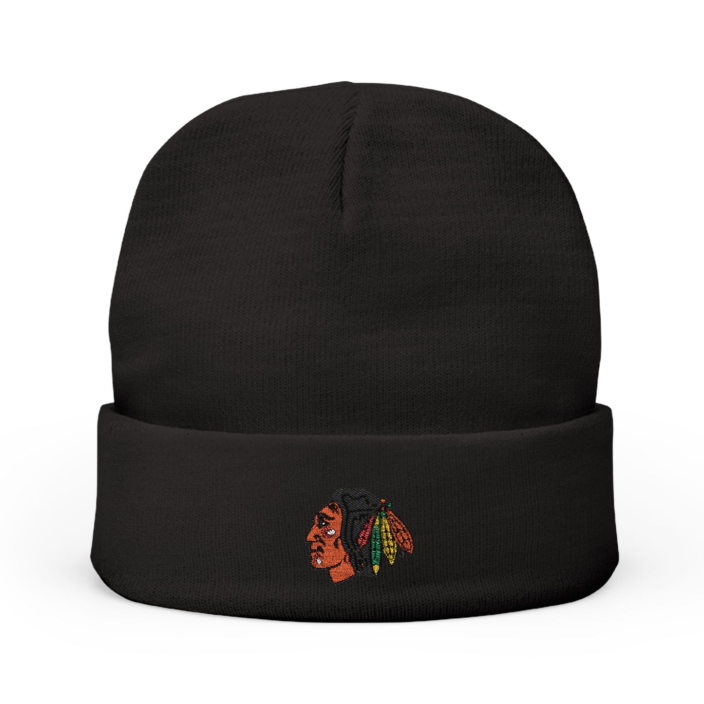 Embroidered Chicago Blackhawks Knit Beanie