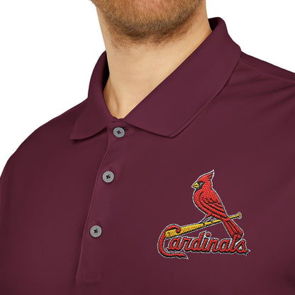 St Louis Cardinals Adidas Performance Polo