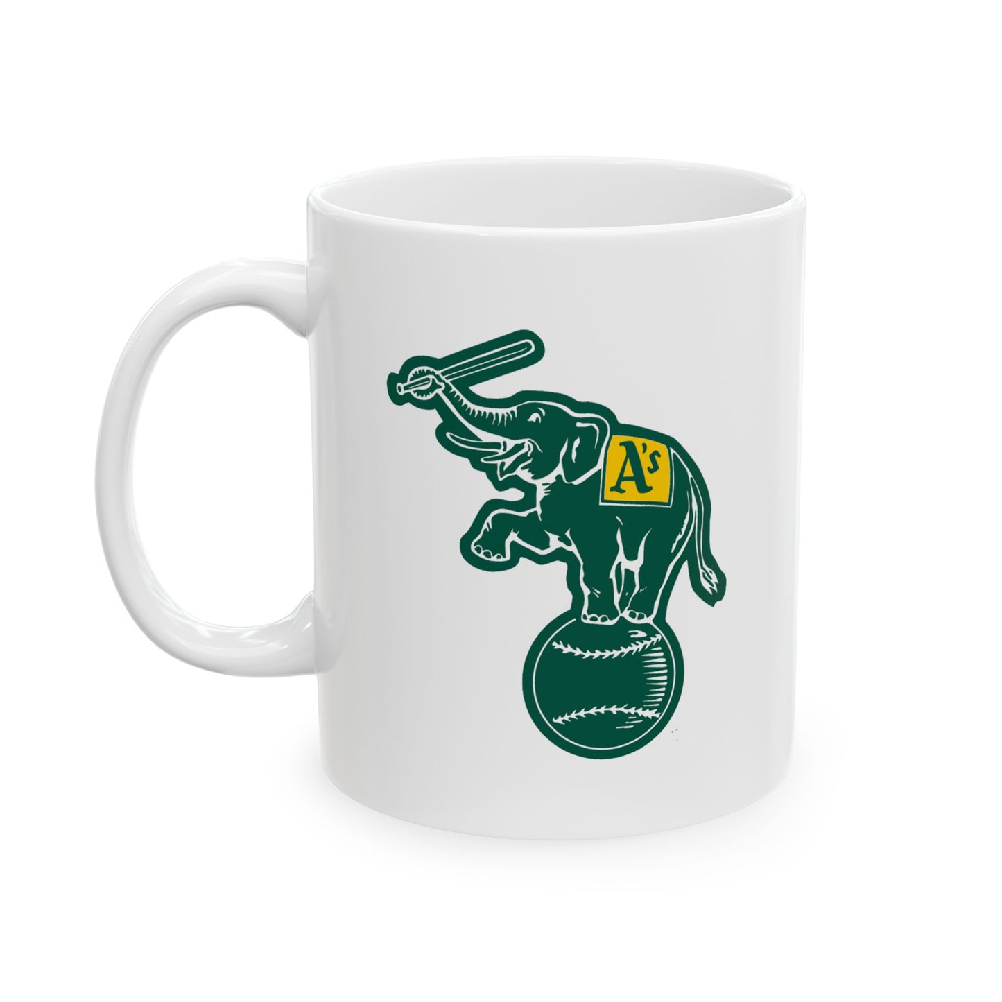 Oakland Athletics Elephant Ceramic Mug