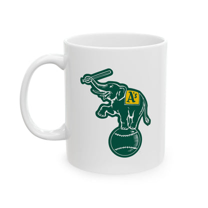 Oakland Athletics Elephant Ceramic Mug