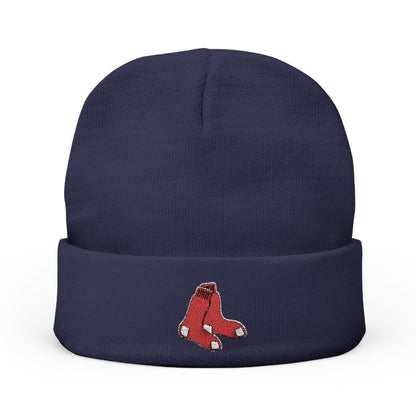 Embroidered Boston Red Sox Knit Beanie