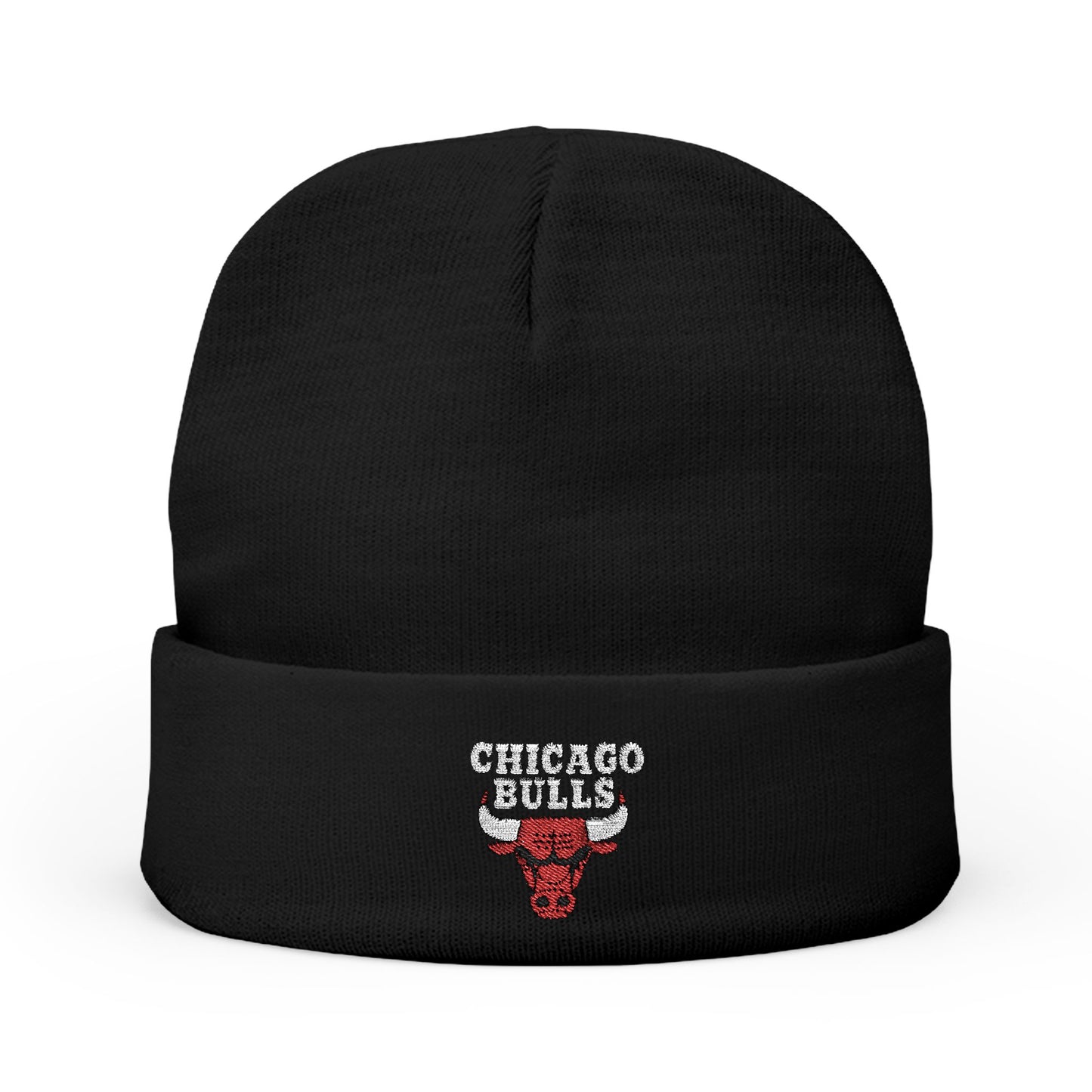 Embroidered Chicago Bulls Knit Beanie