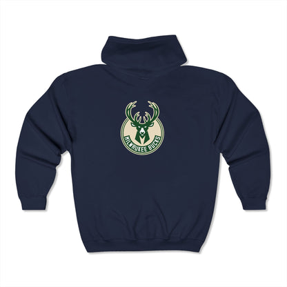 Milwaukee Bucks Zip-Up Hoodie