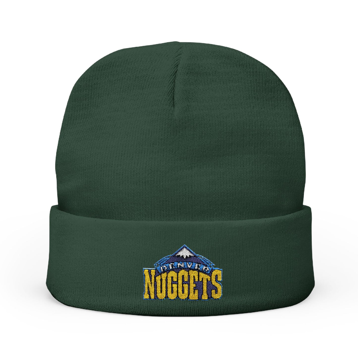 Embroidered Denver Nuggets Knit Beanie