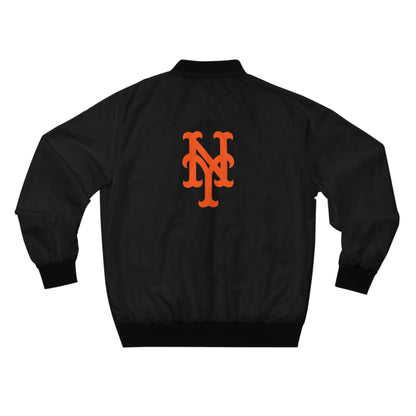 New York Mets Hat Men's Bomber Jacket