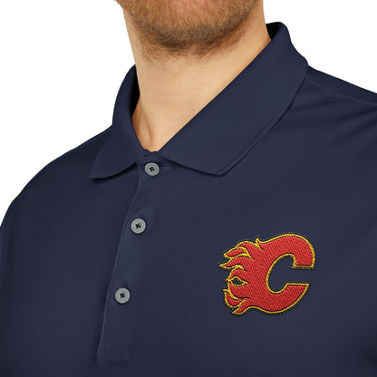 Calgary Flames Adidas Performance Polo